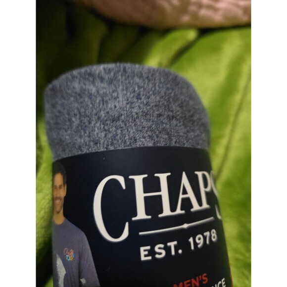 Chaps Mens Navy Blue Short Sleeve Performance Graphic T-Shirt & Coozy - Picture 7 of 8